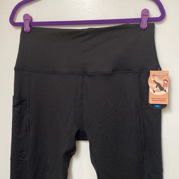NWT Shapermint Essentials High Waisted Active Shaping Leggings XL - Picture 3 of 8